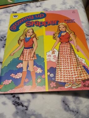 Mattel Retro Skipper Cover in Pink, Orange and Blue
